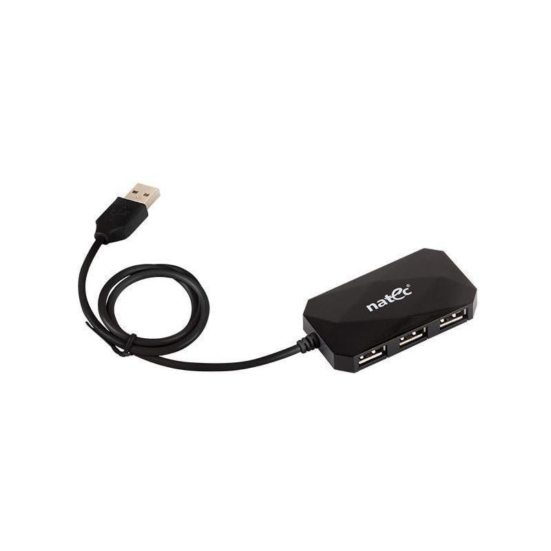 hub usb natec locust 4porte usb 2.0 nero [nhu-0647]
