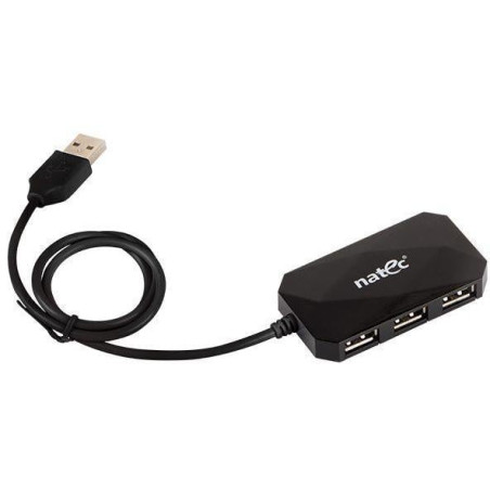 hub usb natec locust 4porte usb 2.0 nero [nhu-0647]