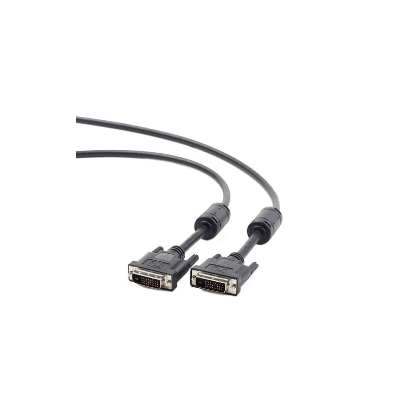 cavo gembird cc-dvi2-bk-10 dvi-d a dvi-d m/m