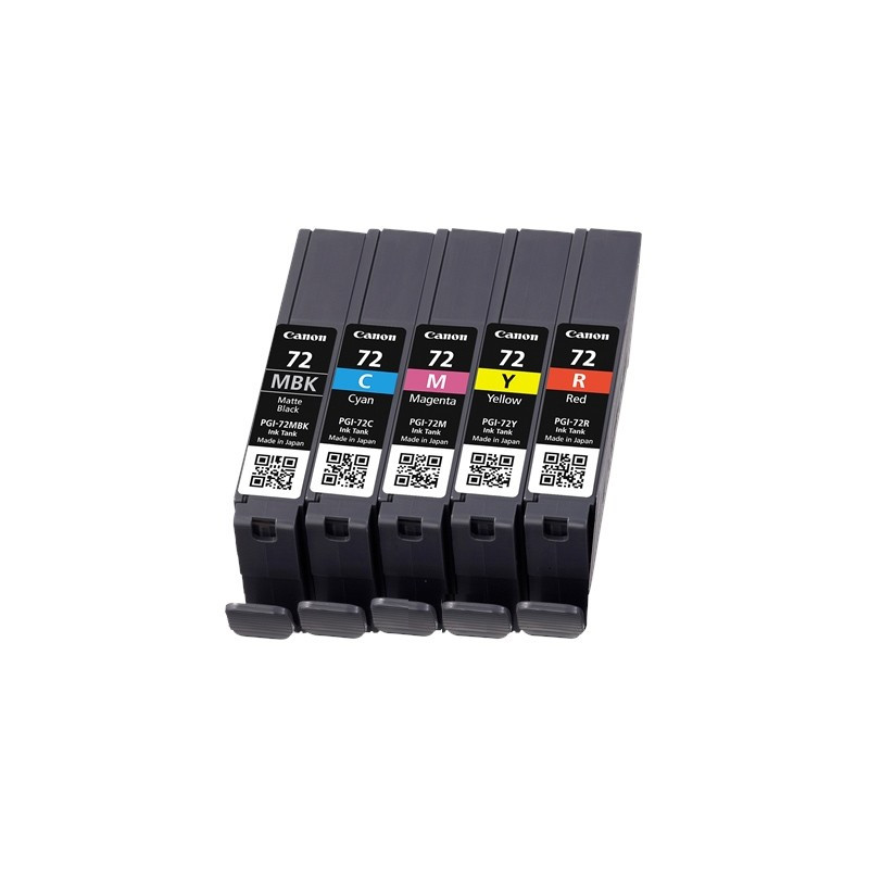 Cartuccia canon pgi-72 mbk/c/m/y/r multipack [6402b009]