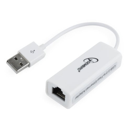 adattatore gembird nic-u2-02 usb-a a ethernet 100mbit/s