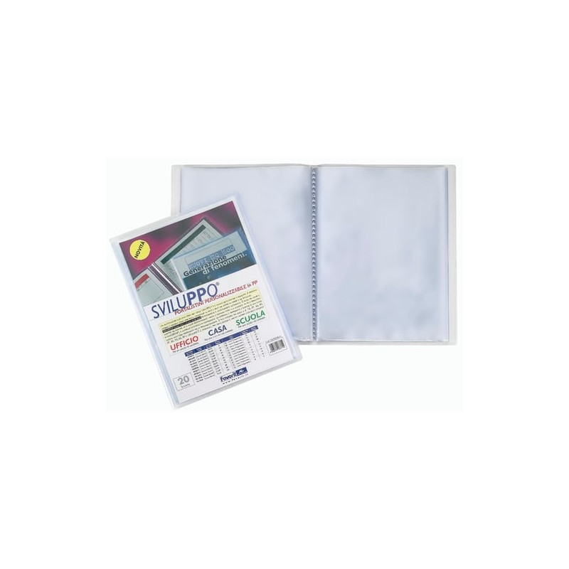 Portalistini a buste fisse favorit 22x30-50 personalizzabile