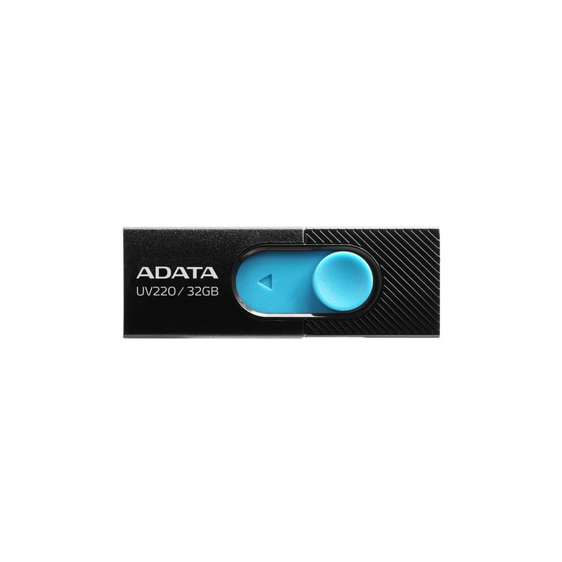 pen drive 32gb adata uv220 usb2.0 nero/blu [auv220-32g-rbkbl]
