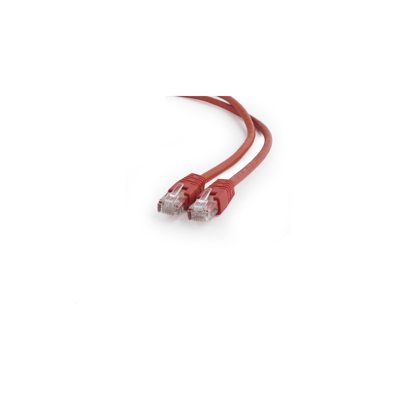 cavo di rete gembird pp6u-3m/r u/utp (utp) cat6 rosso