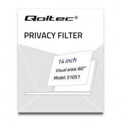 filtro privacy qoltec 51051 14" 16:9 [51051]