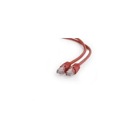 cavo di rete patch gembird utp cat.6 0.25m rosso[pp6u-0.25m/r]