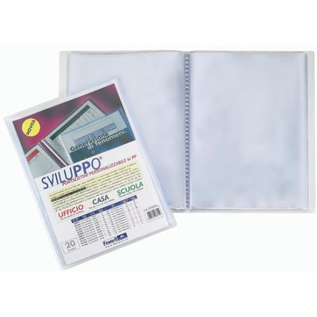 Portalistini a buste fisse favorit 22x30-60 personalizzabile