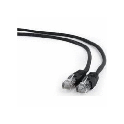cavo di rete patch gembird utp cat.6 0.25m nero [pp6u-0.25m/bk]