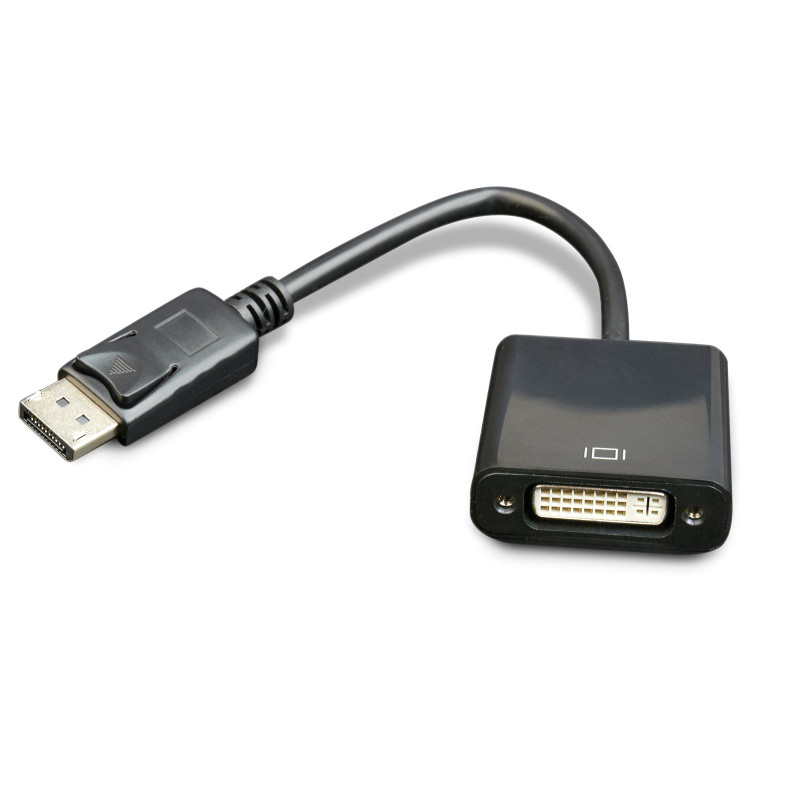 adattatore gembird (displayport - dvi) 0.10m nero [a-dpm-dvif-002]