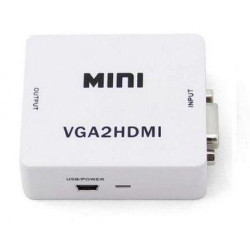 adattatore savio d-sub vga hdmi bianco [cl-110]