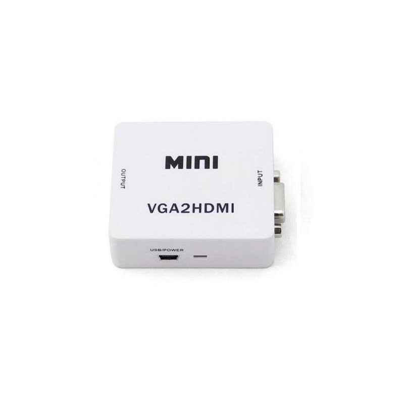 adattatore savio d-sub vga hdmi bianco [cl-110]