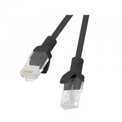 cavo di rete patch lanberg utp cat.6 1m nero [pcu6-10cc-0100-bk]