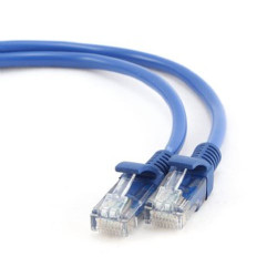 cavo di rete patch gembird u/utp rj-45 3m blu [pp12-3m/b]