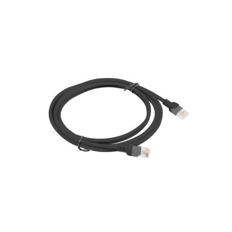 cavo di rete patch lanberg rj45 utp 2m nero [pcu6-10cc-0200-bk]
