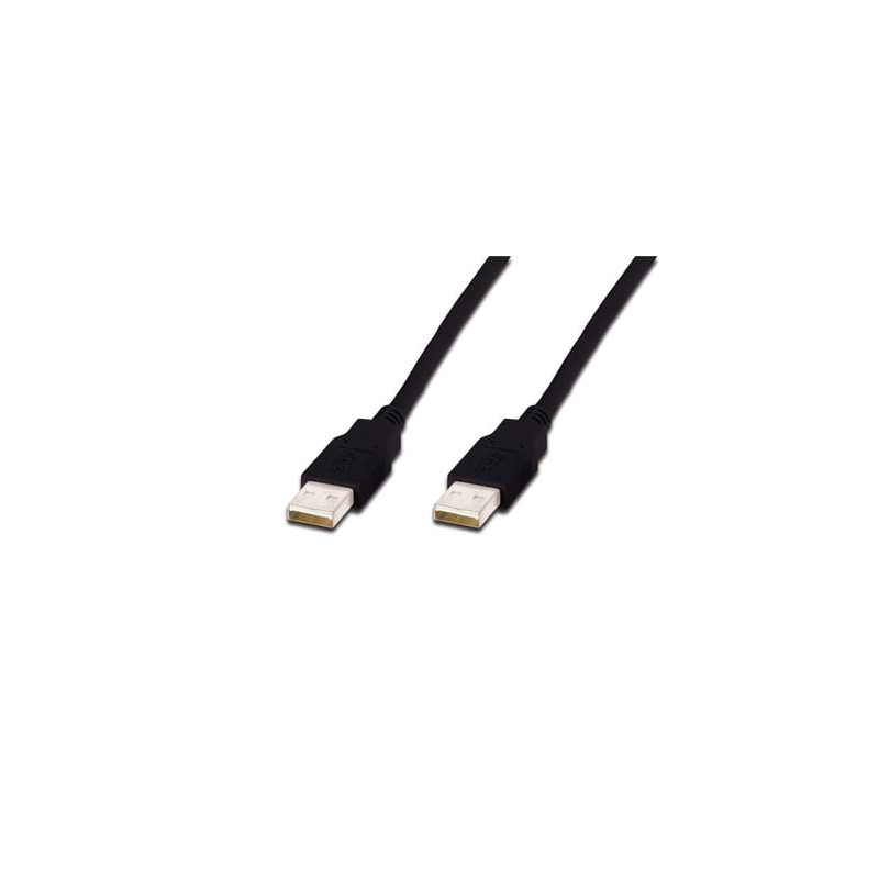 cavo assmann electronic usb 2.0, usb a - usb a, 1 m maschio nero