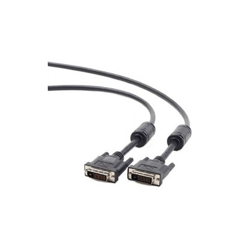 cavo gembird dvi-d m/dvi-d m 1,8m nero [cc-dvi2-bk-6]