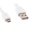cavo gembird microusb b m/usb a m 1m bianco [ccp-musb2-ambm-w-1m]