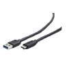 cavo gembird usb usb c m/usb a m 1m nero [ccp-usb3-amcm-1m]