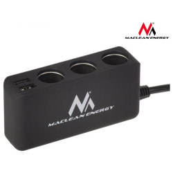 alimentatore da auto maclean mce117 usb multi 3 nero [mce117]