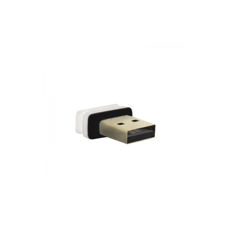 adattatore usb wireless qoltec mini usb 2.0 wi-fi bianco [50504]