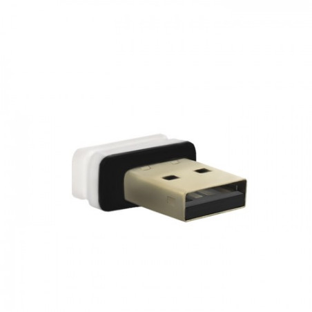 adattatore usb wireless qoltec mini usb 2.0 wi-fi bianco [50504]