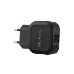 alimentatore da rete qoltec 2400ma 12w nero [50185]