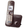 telefono cordless panasonic nero/argento [kx-tg6811 pdb]