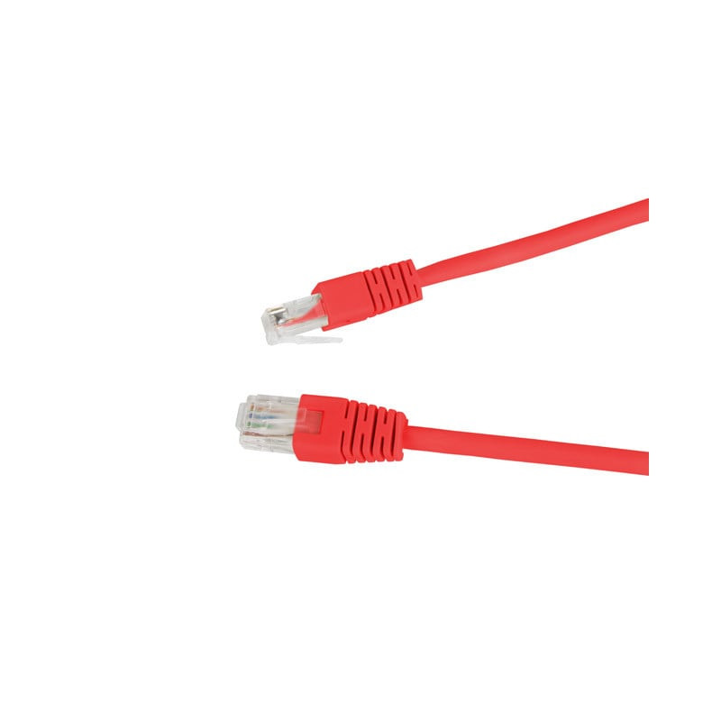 cavo di rete patch gembird utp cat. 6 0.5m rosso [pp6u-0.5m/r]