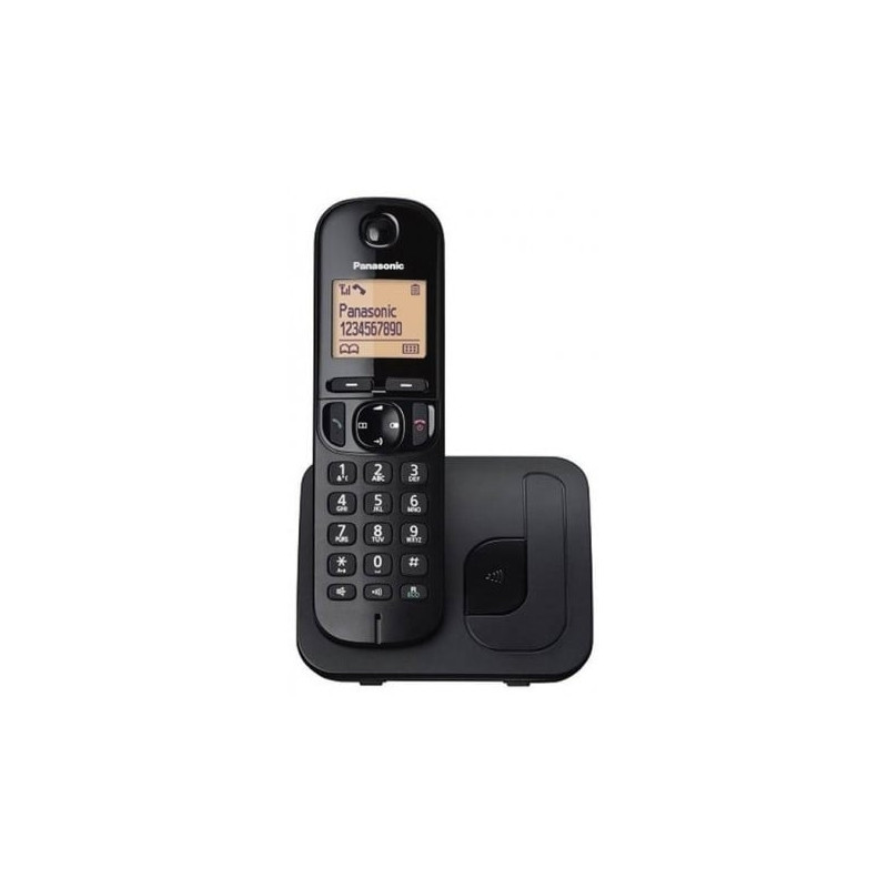 telefono cordless panasonic kx-tgc 210 pdb nero [kx-tgc 210