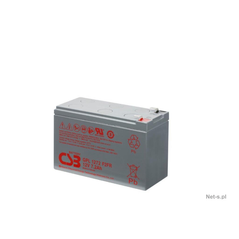 batteria csb gp 1272 f2 12v 7.2a grigio [azcsbuay0gp1272]