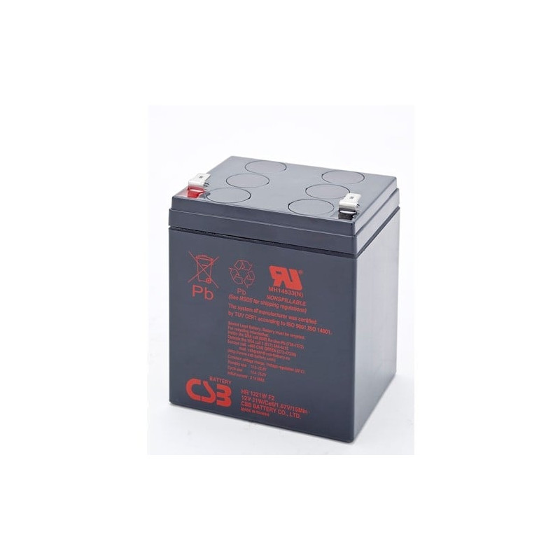 batteria csb hr1221wf2 12v nero [azcsbuayhr1221w]