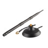 antenna wifi savio omnidirezionale 12dbi con supporto nero [ak-05]
