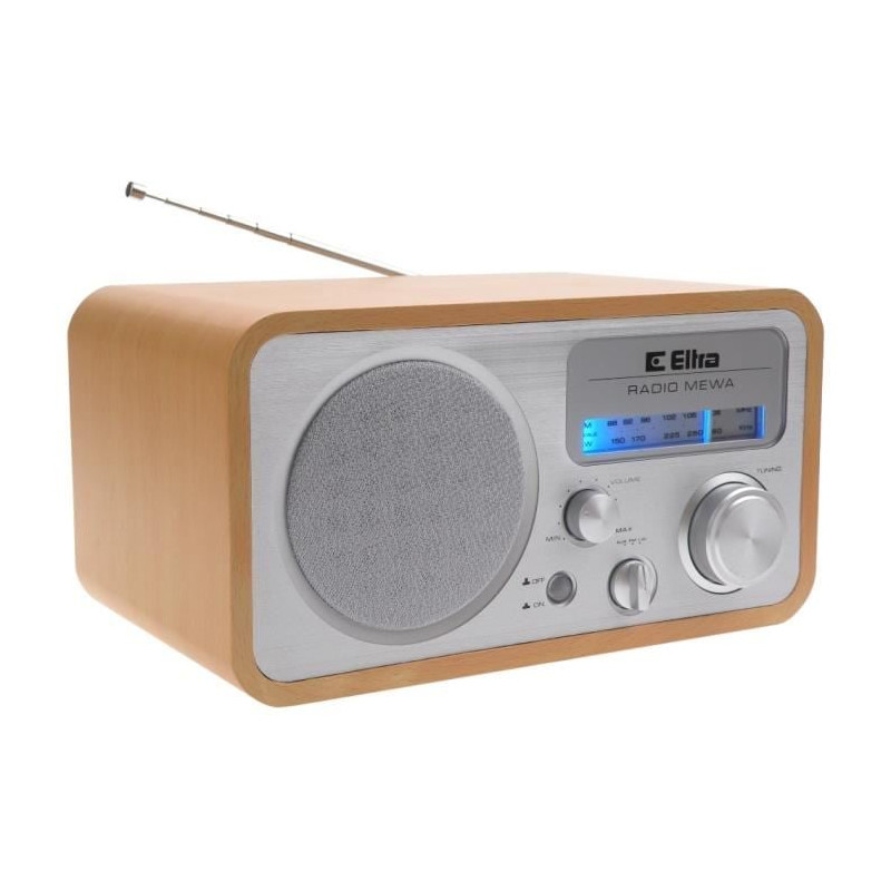 radio eltra mewa 235x163x125mm argento [ubeltr000000010]
