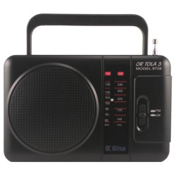 radio eltra tola fm ukf 200x180x50mm nero [ubeltr000000003]