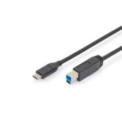 cavo digitus usb type-c a type-b [ak-300149-018-s]