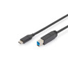 cavo digitus usb type-c a type-b [ak-300149-018-s]