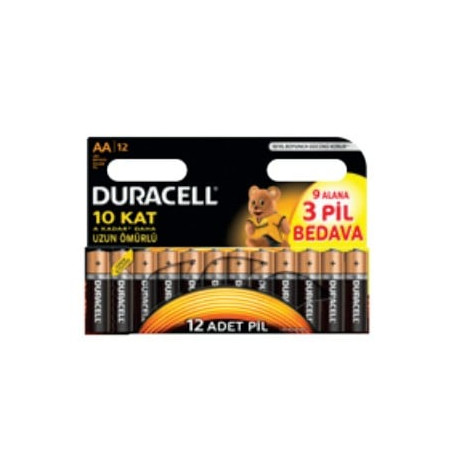 pile duracell basic aa/lr6 p12 [5000394203334]