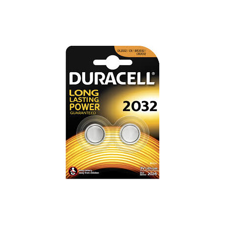 pile a bottone duracell litio dl 2032 (2) [dl 2032]