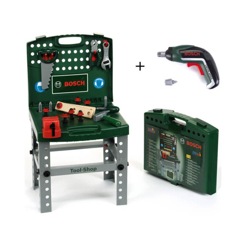 theo klein 8676 banco da lavoro ribaltabile bosch giocattolo [8676]