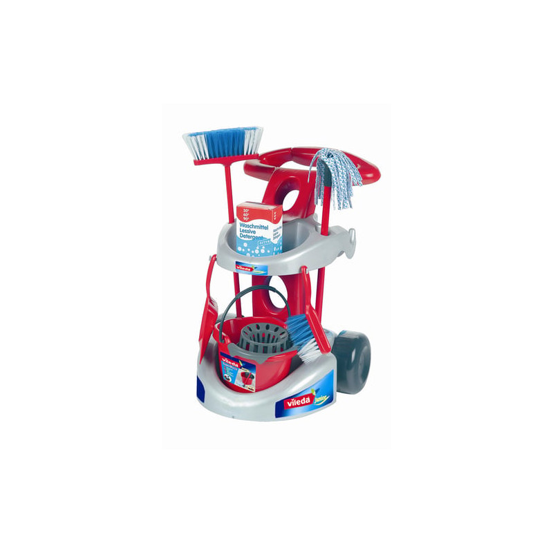 theo klein 6721 carrello pulizie vileda giocattolo