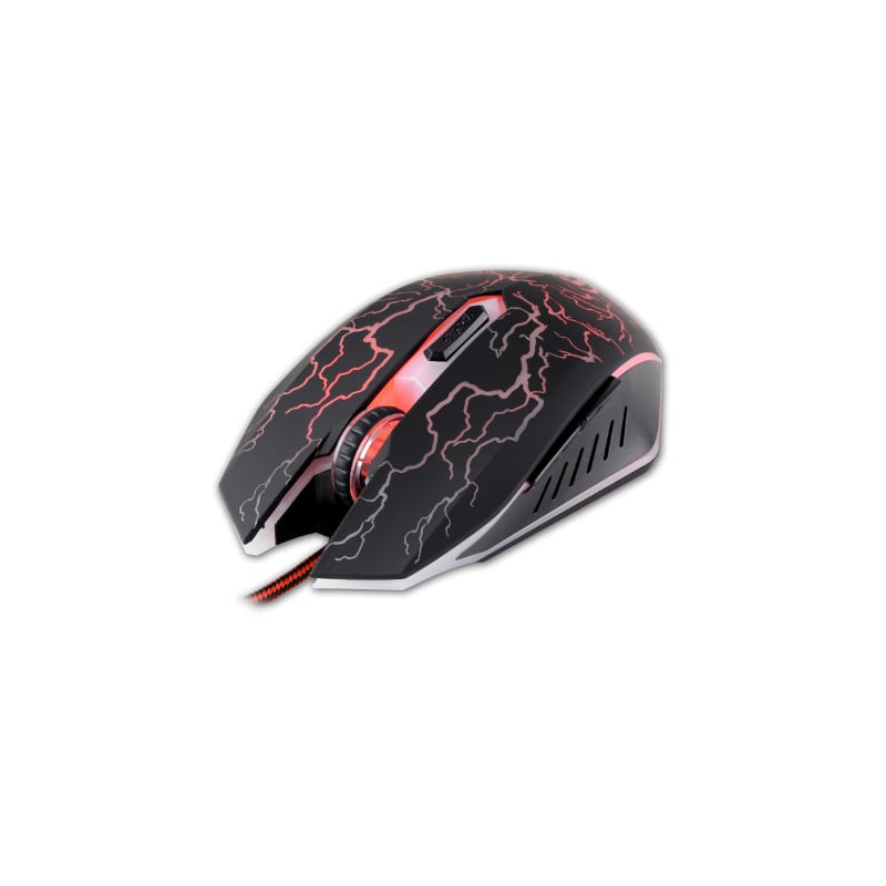 mouse gaming ottico rebeltec diablo nero/rosso [umrecrpg030]