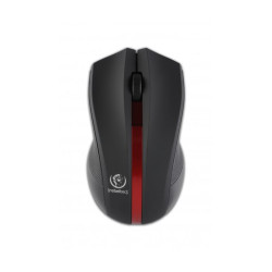 mouse rebeltec galaxy wireless ottico rosso [umrecrbd035]