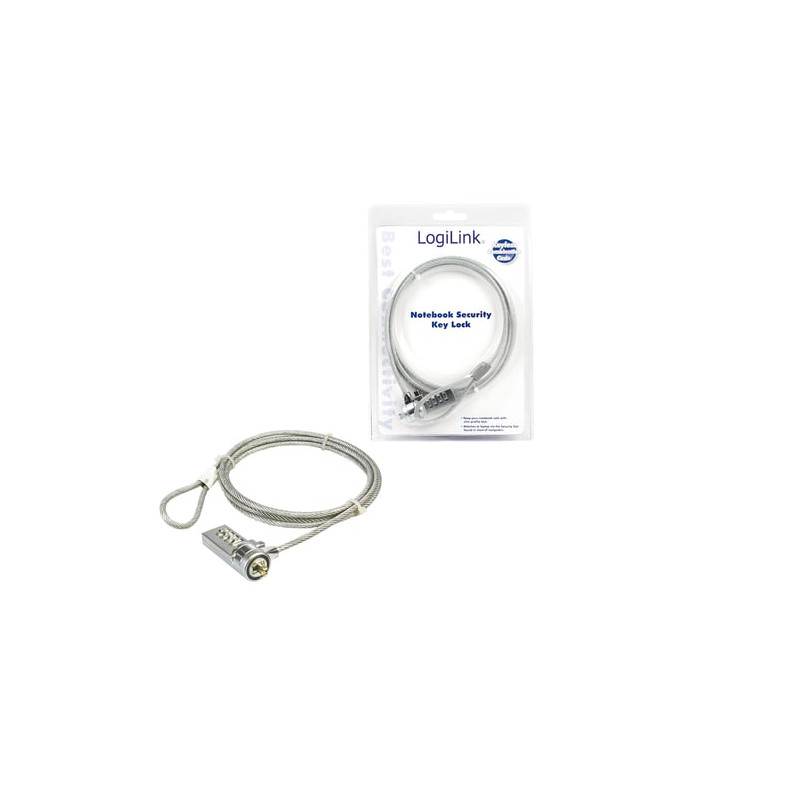 cavo di sicurezza logilink notebook security lock con combinazione