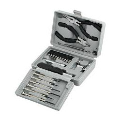 set utensili logilink wz0023 24pz grigio [wz0023]