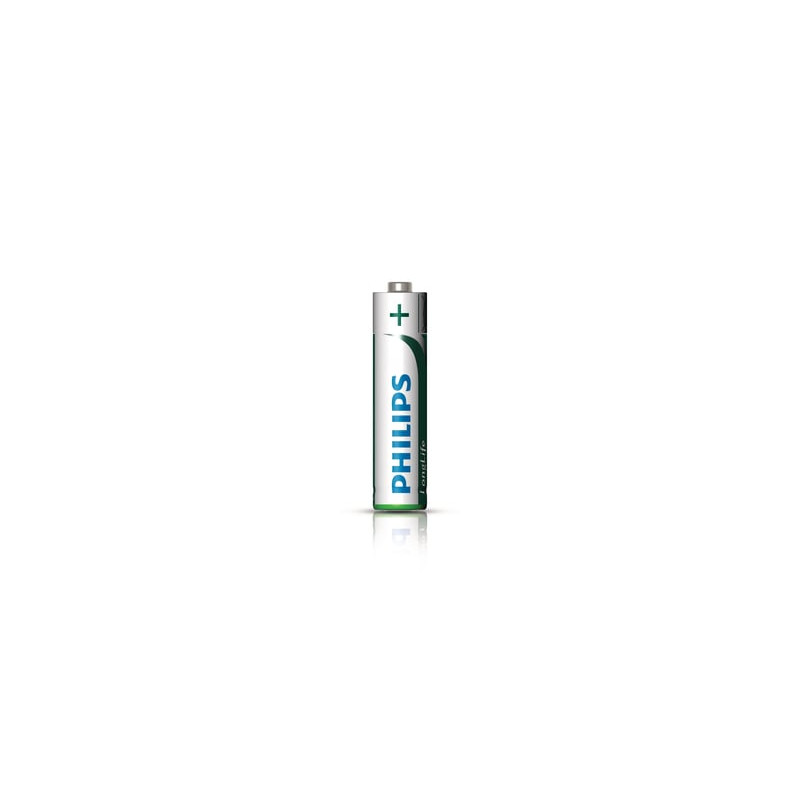 pile philips zinc-chloride r03 aaa longlife 4 pezzi [r03l4f/10]