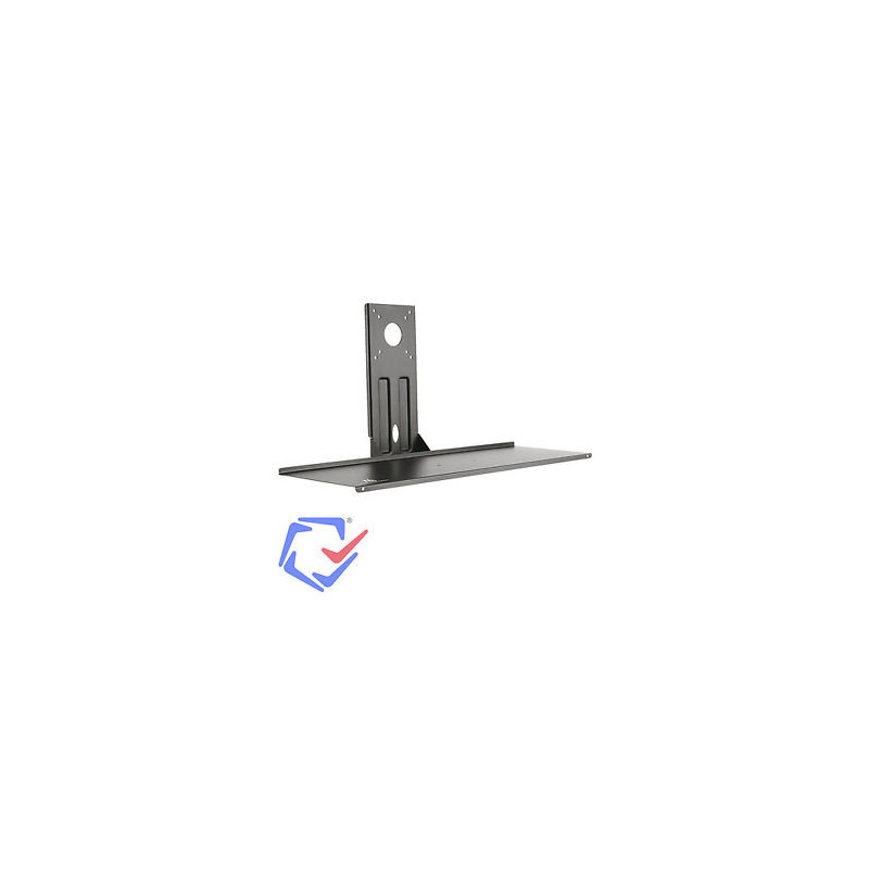 supporto per tastiera maclean standard vesa 75x75 100x100 nero [mc-756]