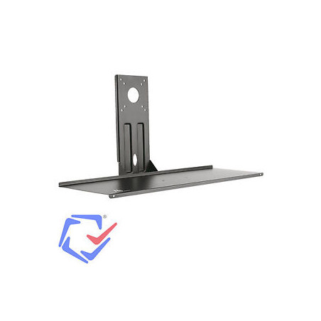 supporto per tastiera maclean standard vesa 75x75 100x100 nero [mc-756]