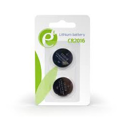 pile energenie a litio, 2pz, blister [eg-ba-cr2016-01]