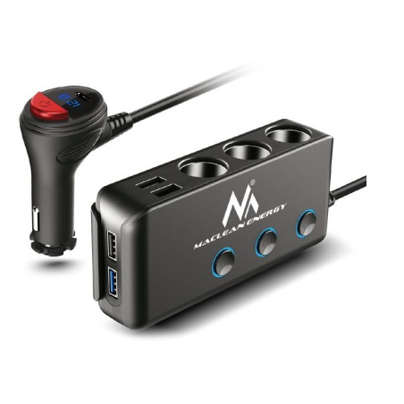 splitter per presa accendisigari maclean mce218 12-24v 4xusb