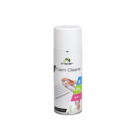 spray pulizia tracer foam cleaner per accessori computer - 400ml